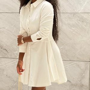 Shirt dress with Pearls buttons